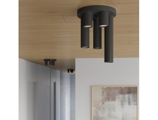 SOLLUX LIGHTING - Plafonnier lagos 5p blanc