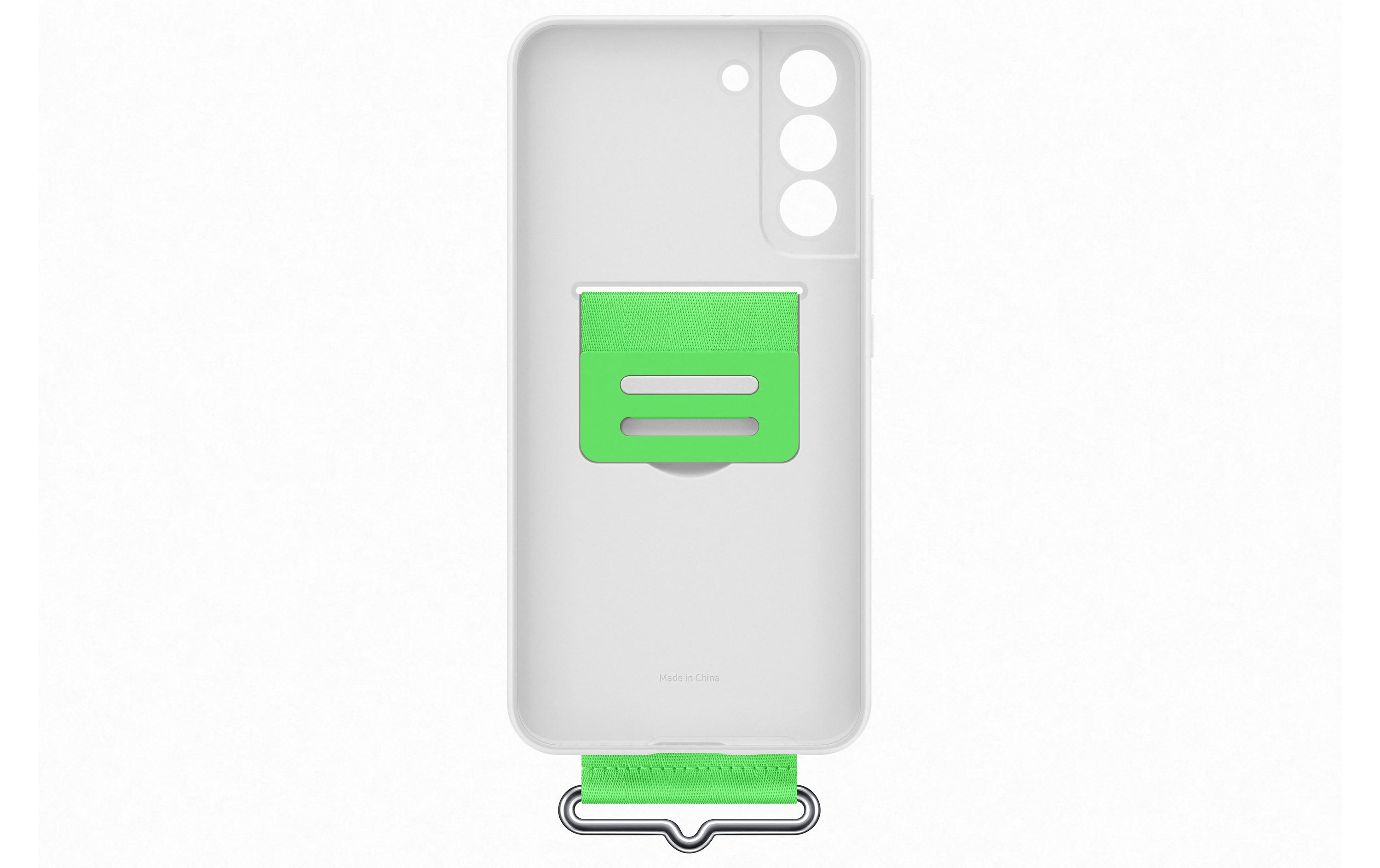 Back Cover EF-GS906 Silicone Galaxy S22+ mit RiemenSilikon-Schutzhülle mit Riemen für das Samsung Galaxy S22+ 5G