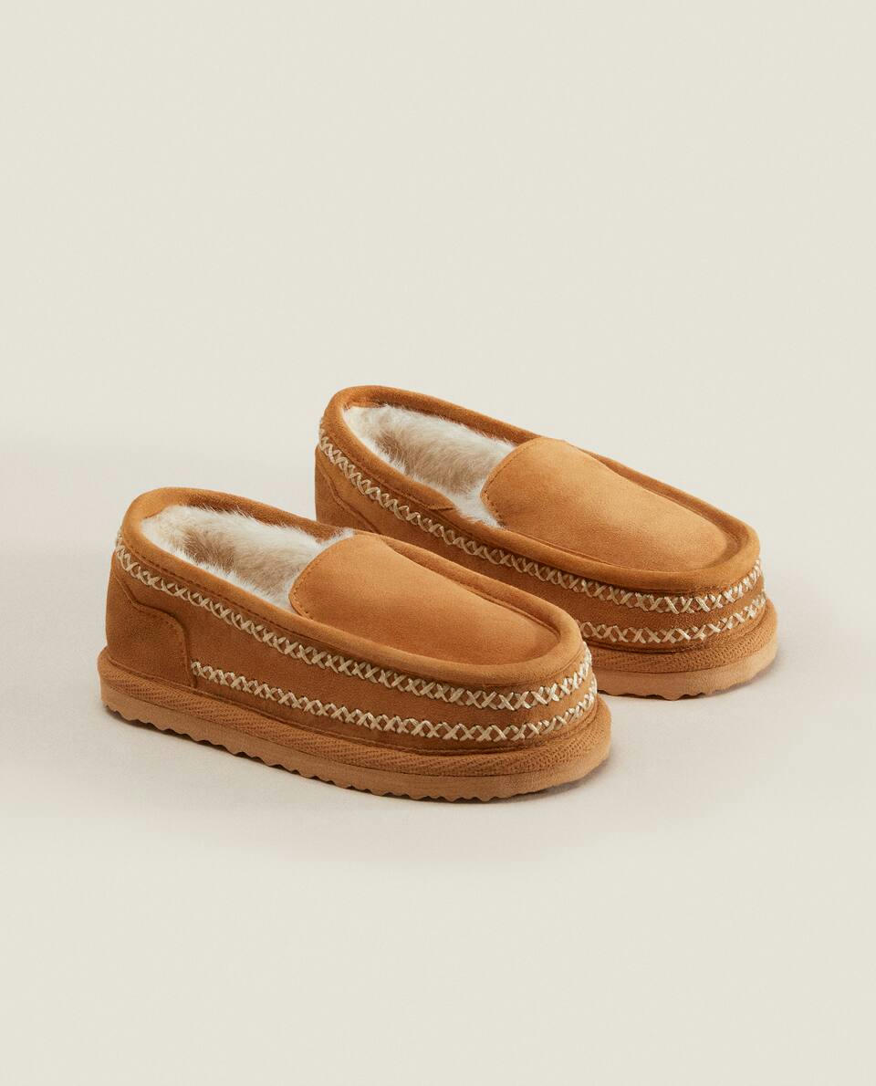 MOCASSINS DE COURO COM FORRO