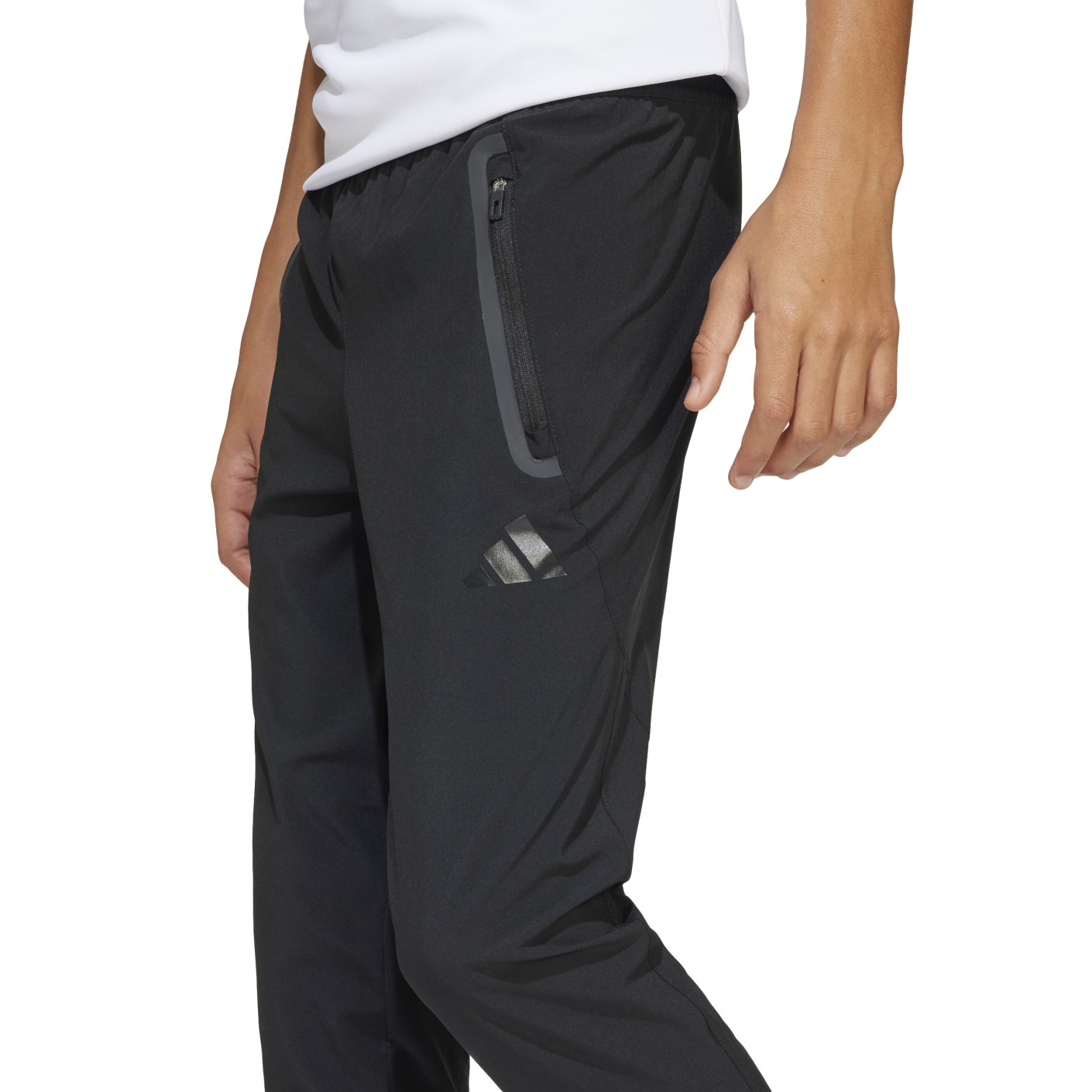 Adidas Tiro 25 Vis Tech Competition Trainingsbroek Kids Zwart Donkergrijs