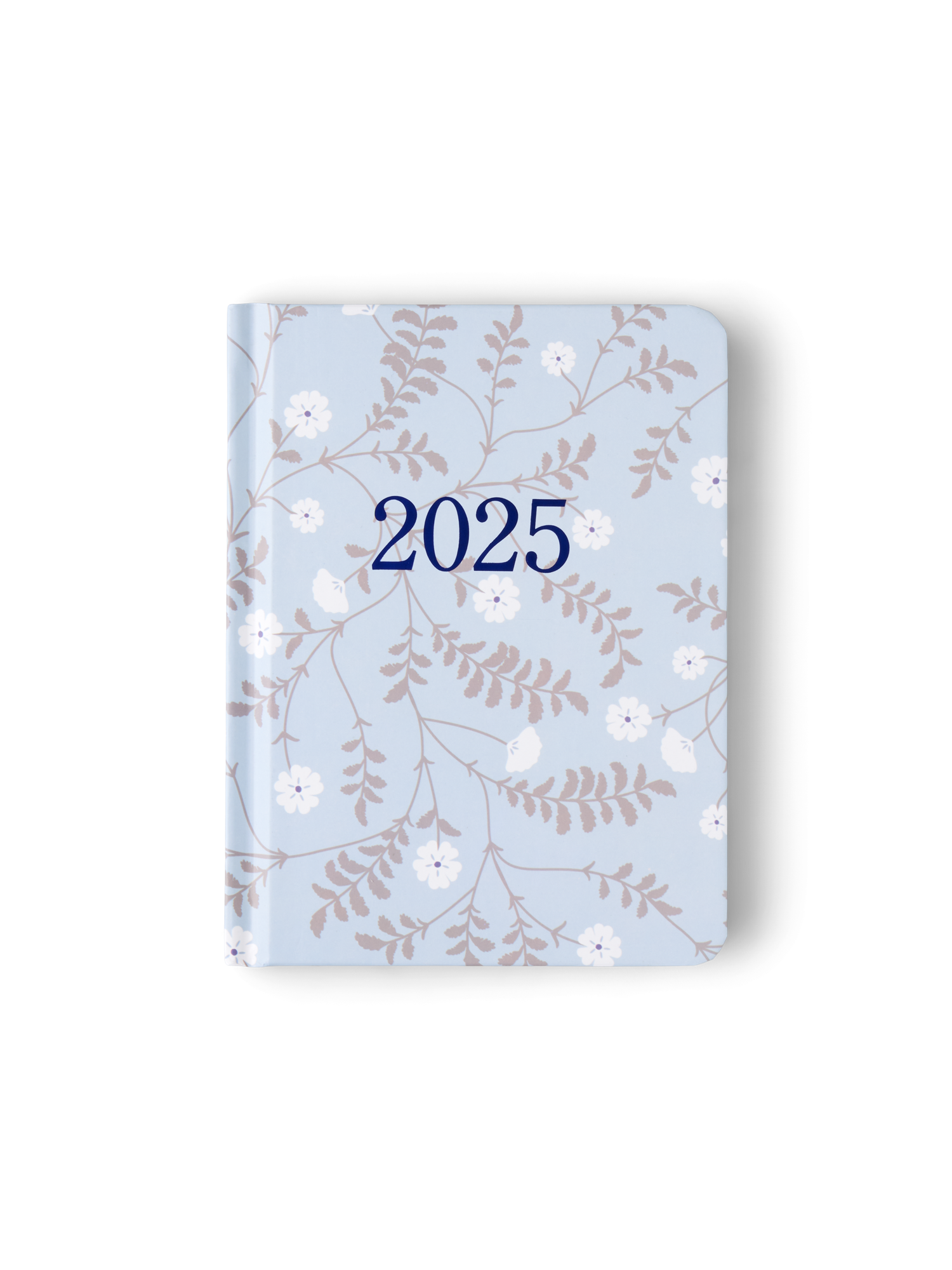 Kalender 2025 | Papir/karton. 14,6 x 11,2 cm. | Ice Blue
