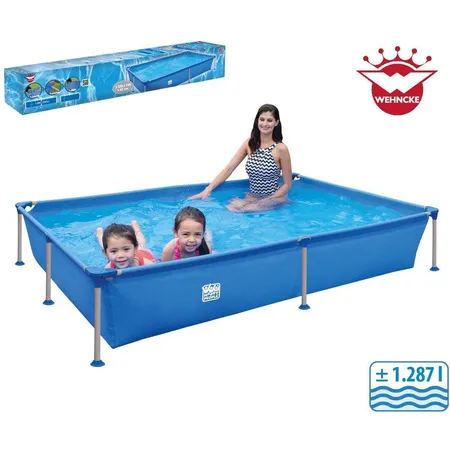 Wehncke Stahlrahmenpool rechteckig 228x159x42cm