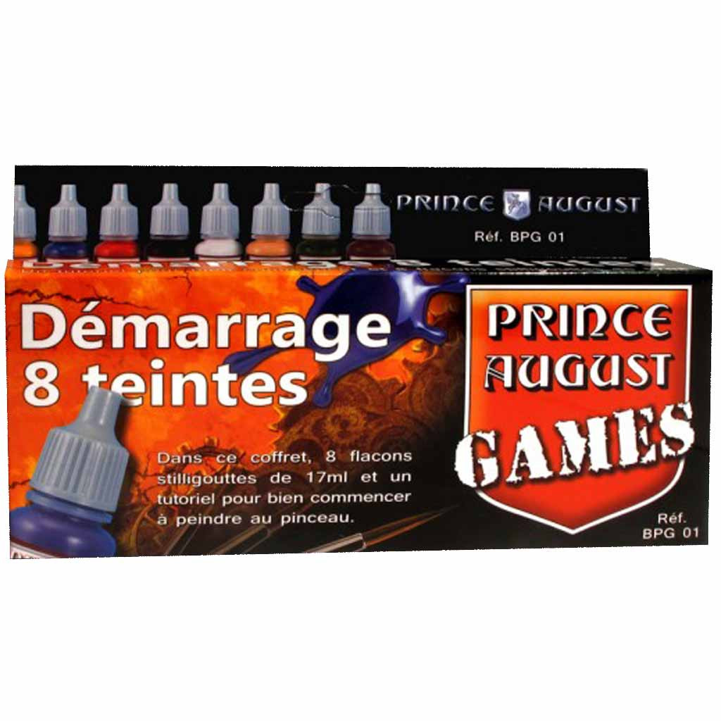 Prince August - Coffret Démarrage Games 8 Teintes