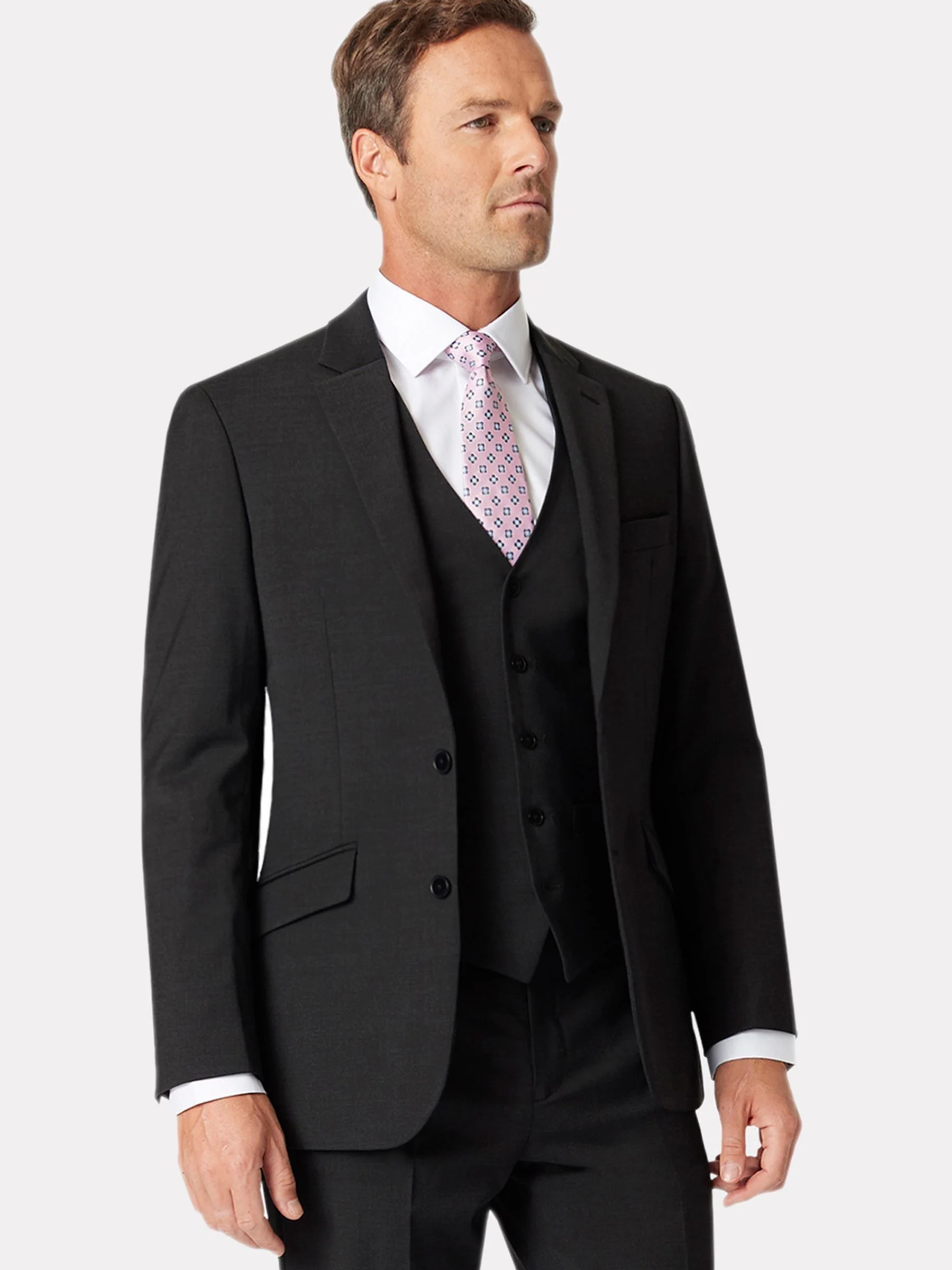 Zwart wit - Brook Taverner Suit Jacket