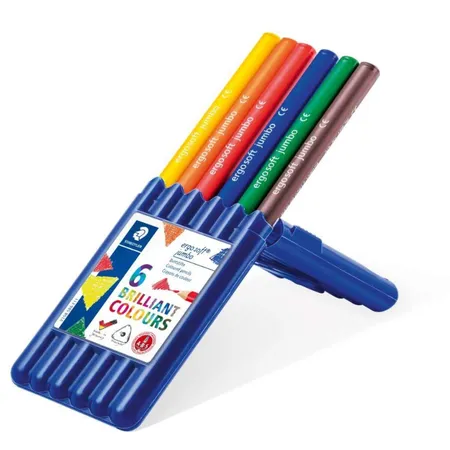 STAEDTLER® ergo soft jumbo Farbstift, 4mm, 6 Stück