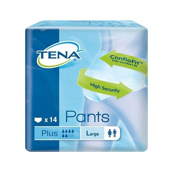 Tena Pants Cueca Plus L 14 Unidades