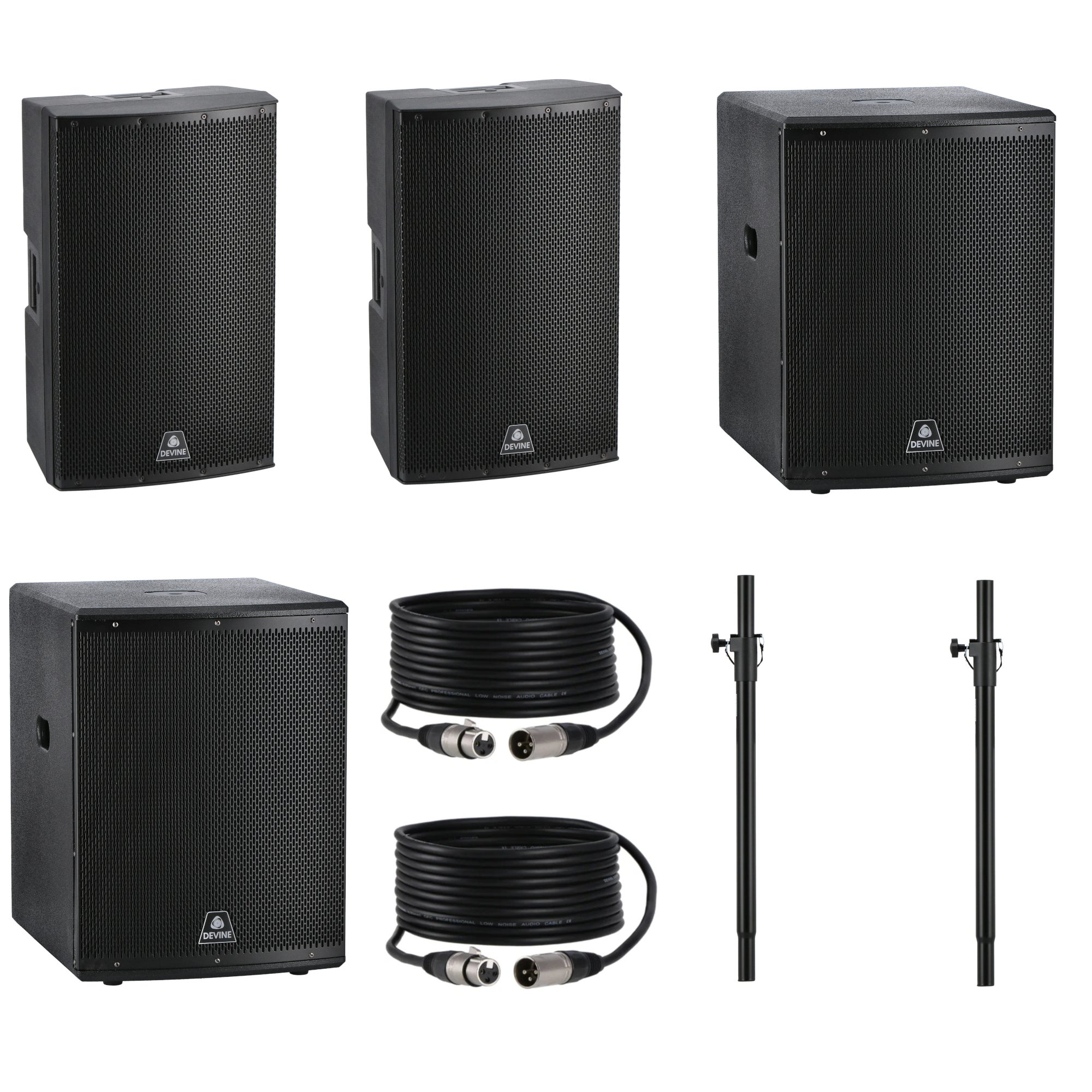Devine Onyx 15A (2x) + 15SA (2x) set