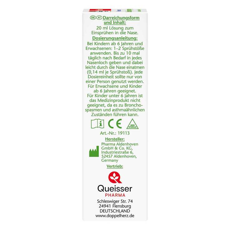 Doppelherz Meerwasser Schnupfenspray, 20 ml
