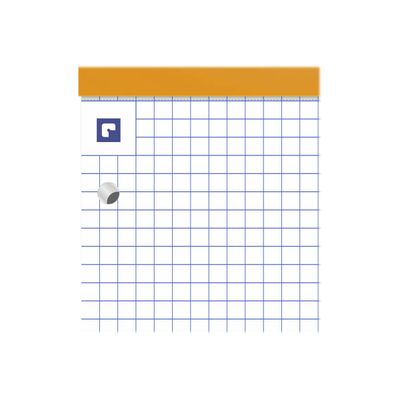 Oxford - Bloc notes - A4 + - 160 pages - petits carreaux - 80G - perforé - orange