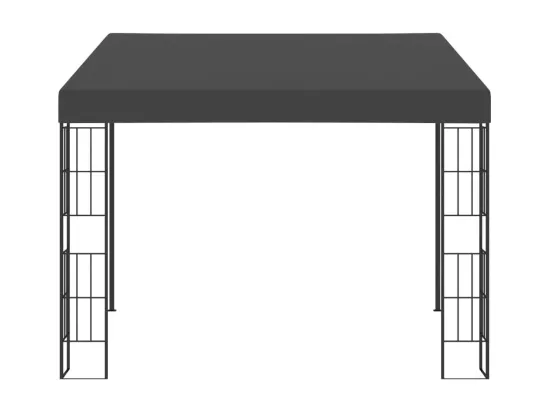 Belvédère mural 3x3 m Anthracite Tissu
