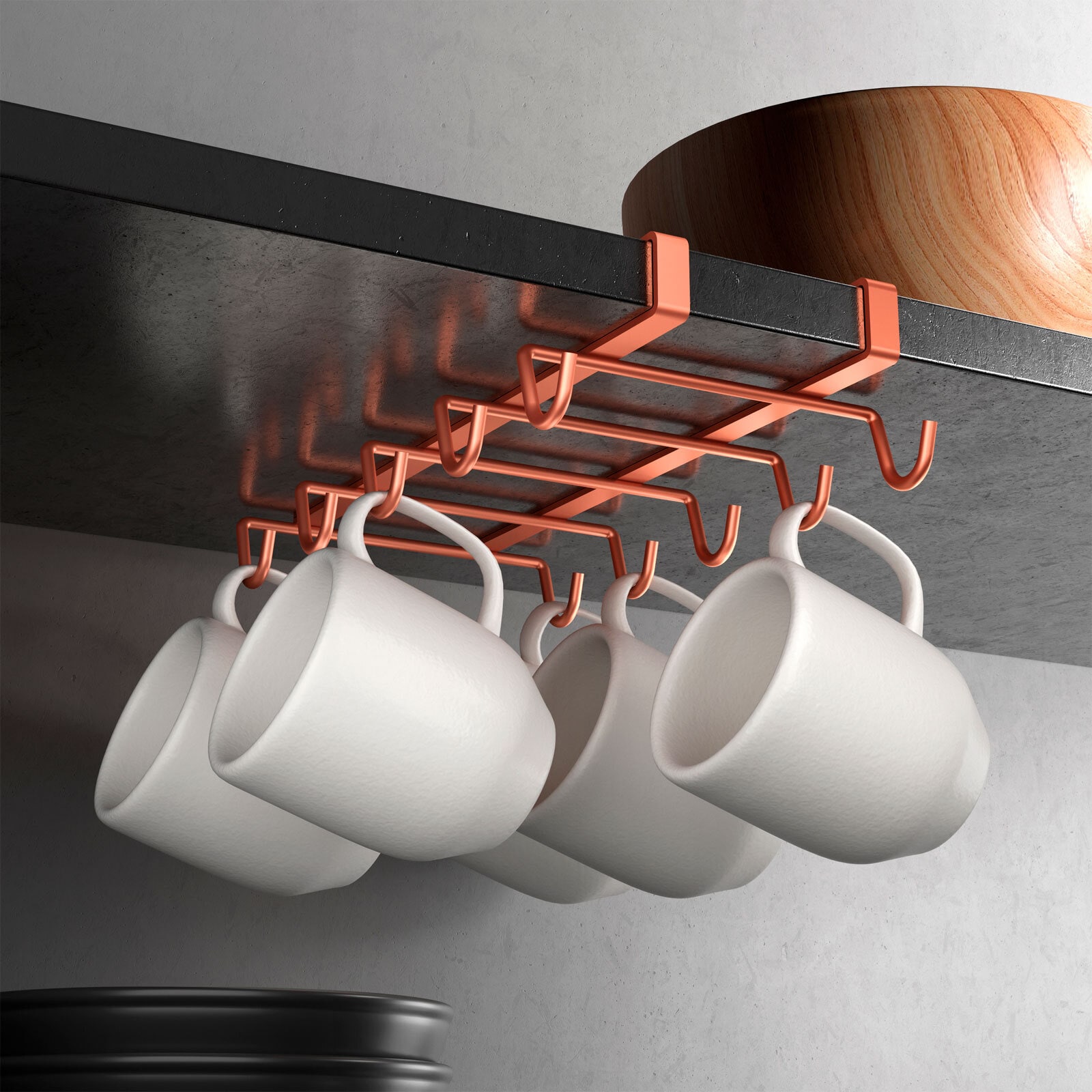metaltex Tassenhalter MY MUG 2er Set kupferfarbig
