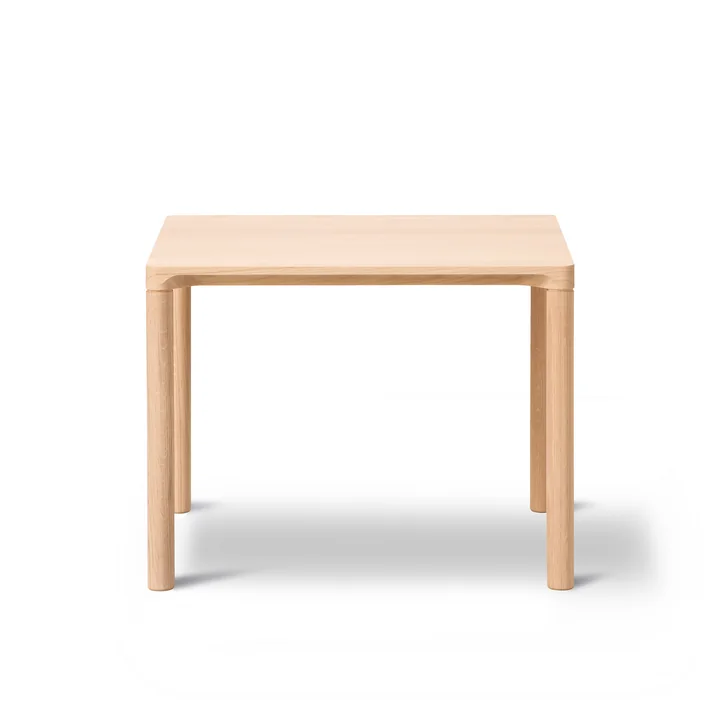 Fredericia - Piloti Sofatisch, 39 x 46,5 cm H 35 cm, Eiche hell geölt