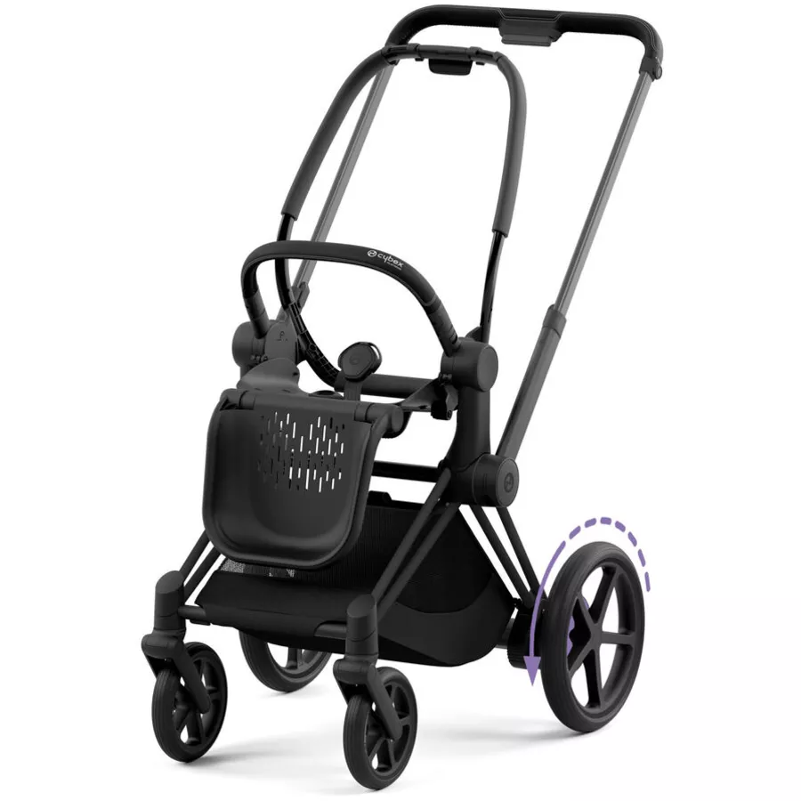 cybex PLATINUM Gestell New e-Priam Matt Black inklusive Sitzrahmen