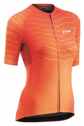 Maillot Manches Courtes Northwave Femme BLADE Siena Orange