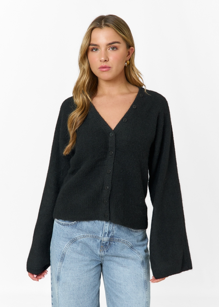 Marijne vest zwart