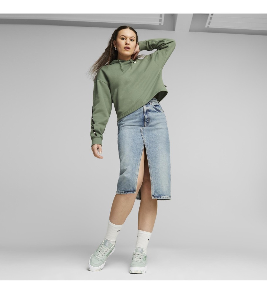 Fita verde Puma Sweatshirt ESS