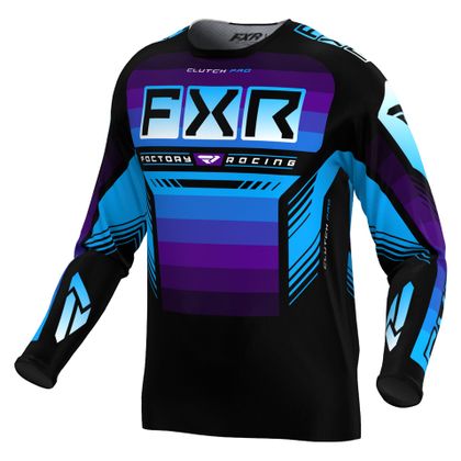 Maillot cross FXR CLUTCH PRO 24 2024 - Noir / Violet