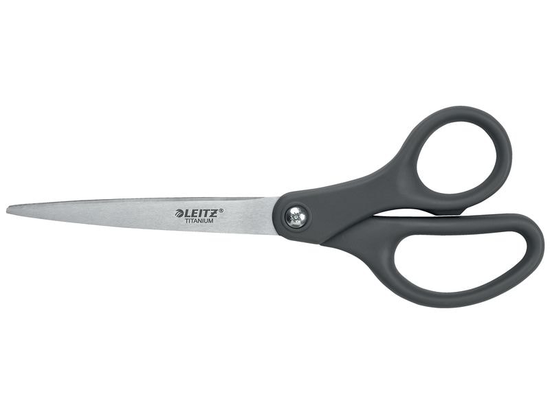 Leitz Schere 18 cm, Titanium Schere für Links- und Rechtshänder