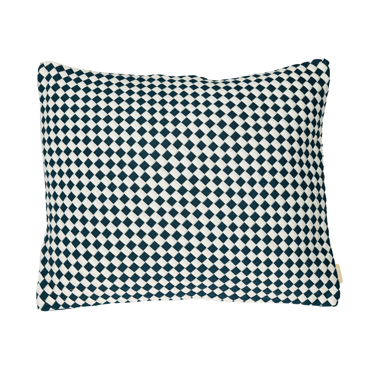 Kussen linnen Woven Blue/offwhite