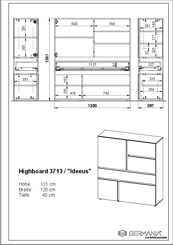 Highboard IDEEUS
