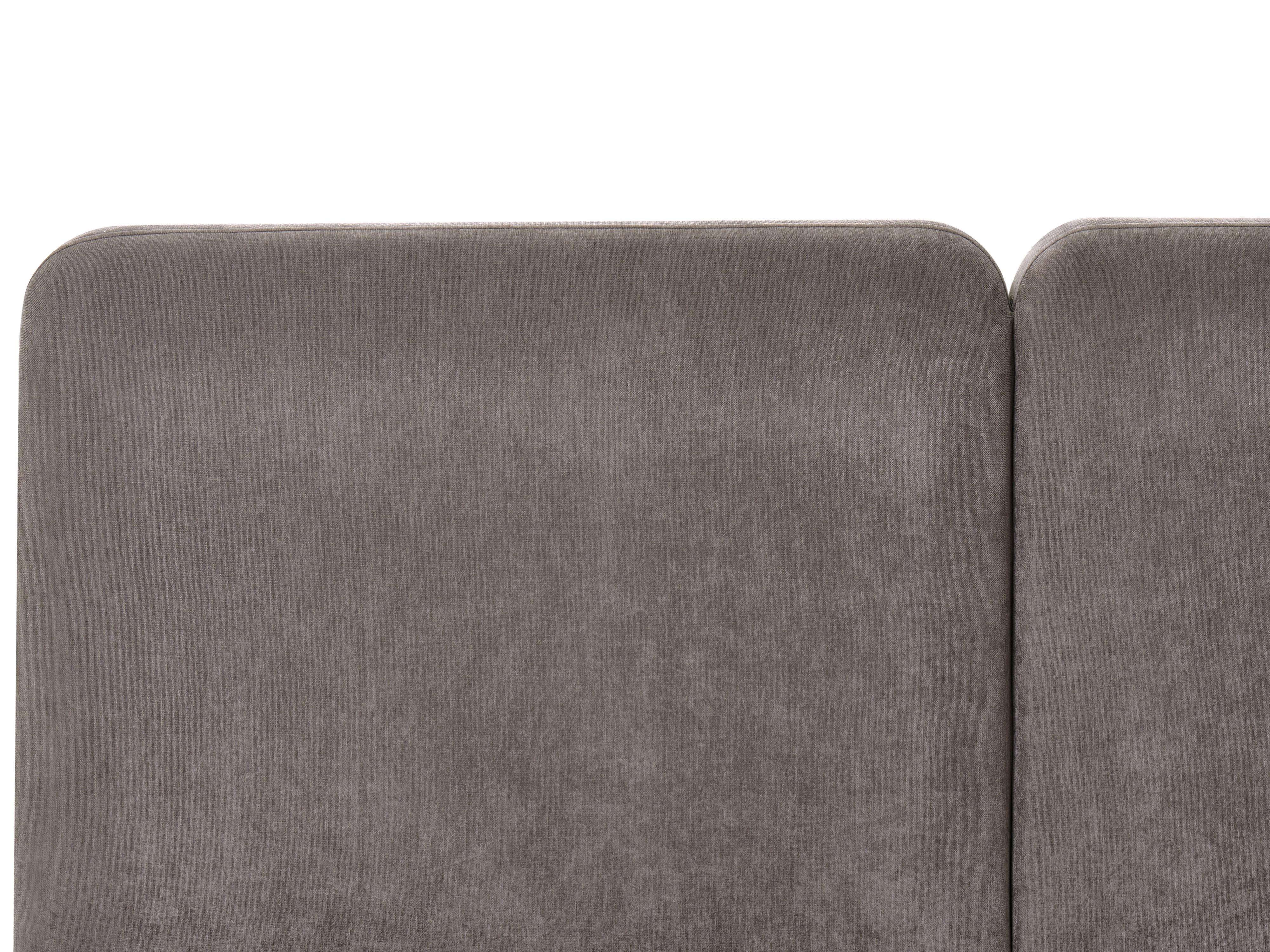 Bed met opbergruimte Chenille ARBOIS 180 x 200 cm Taupe