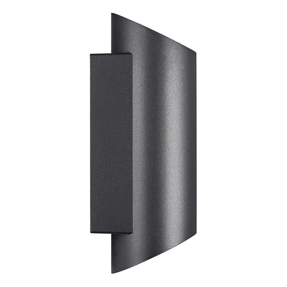 VEGGLAMPE NORDLUX NICO RUND SVART