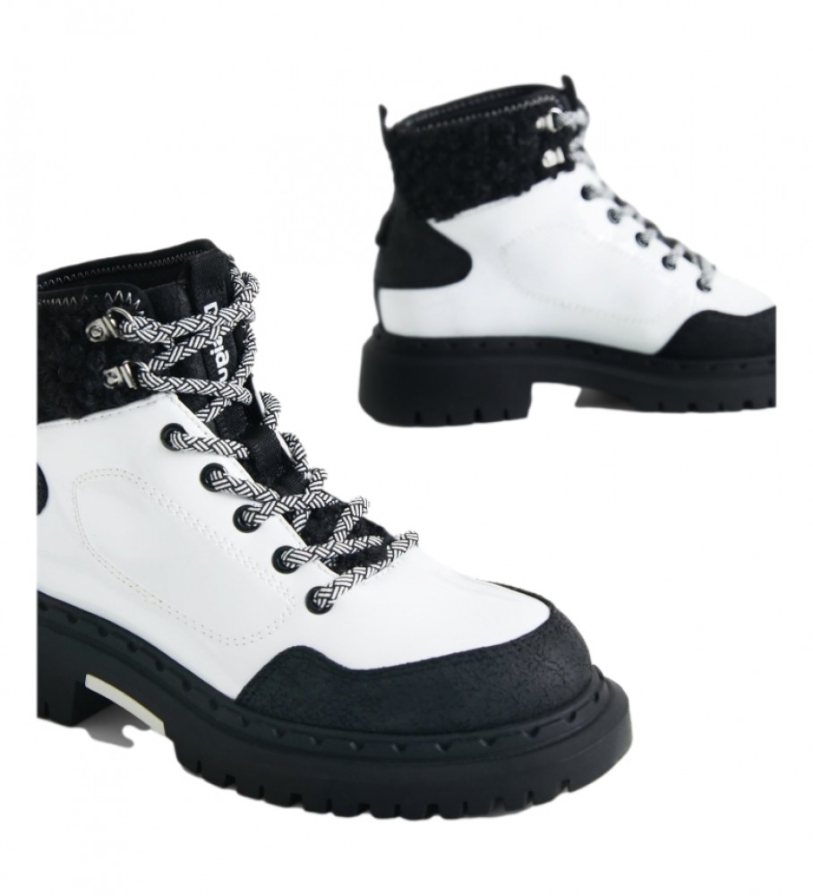 Botas de trekking brancas Desigual
