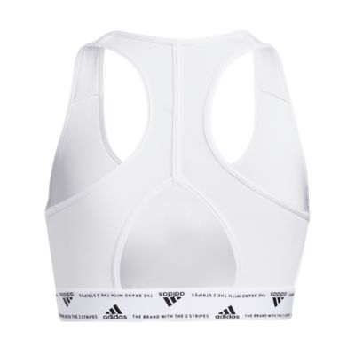 AdidasPowerreact Training Medium Support Sport Bra - weiß