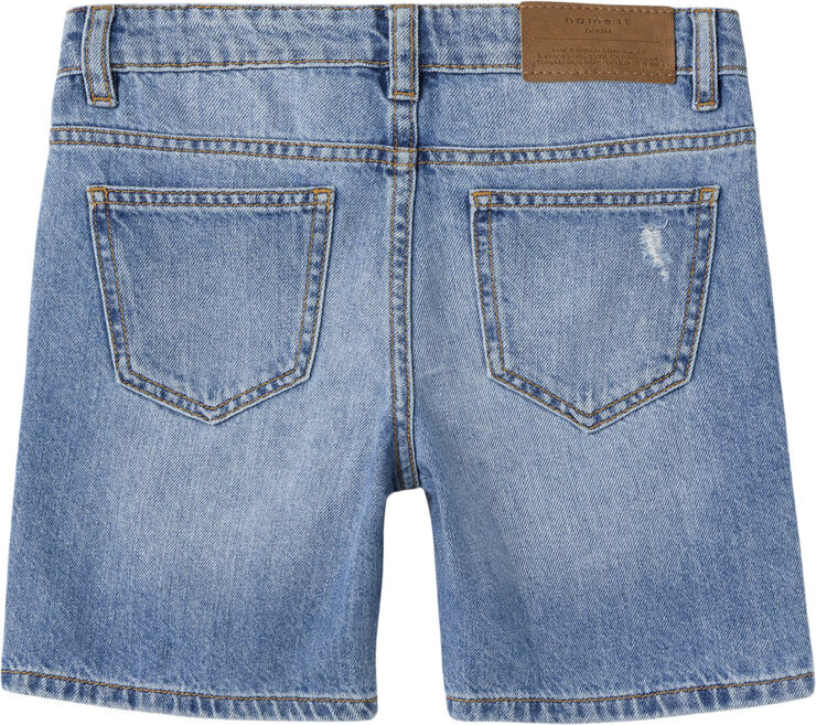 Name It NKMSILAS LOOSE DNM L SHORTS 7998-BE Blå