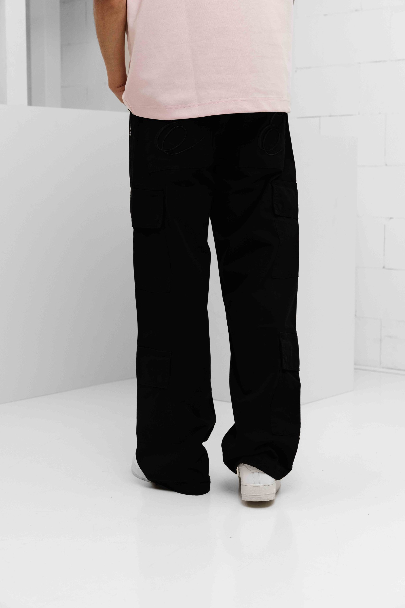Equalité Kian Cargo Jeans Heren Zwart