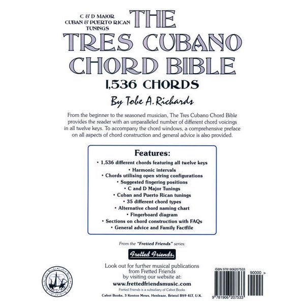 Cabot Books Publishing Tres Cubano Chord Bible