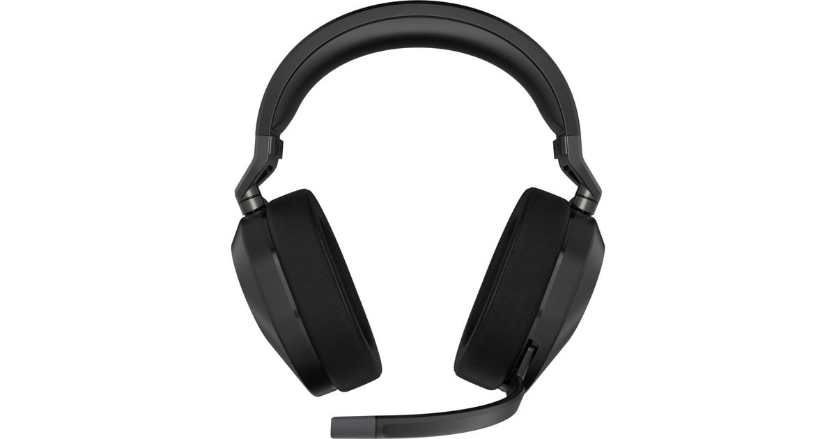 CorsairHS65 WIRELESS over-ear gaming headset  (Carbon, Bluetooth 5.2, 2,4 GHz USB, Pc, PlayStation 5)