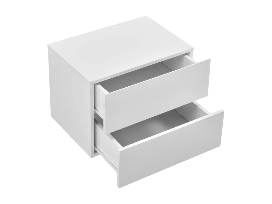 Table de chevet suspendue blanche 40 x 29 x 30 cm 03_0000820