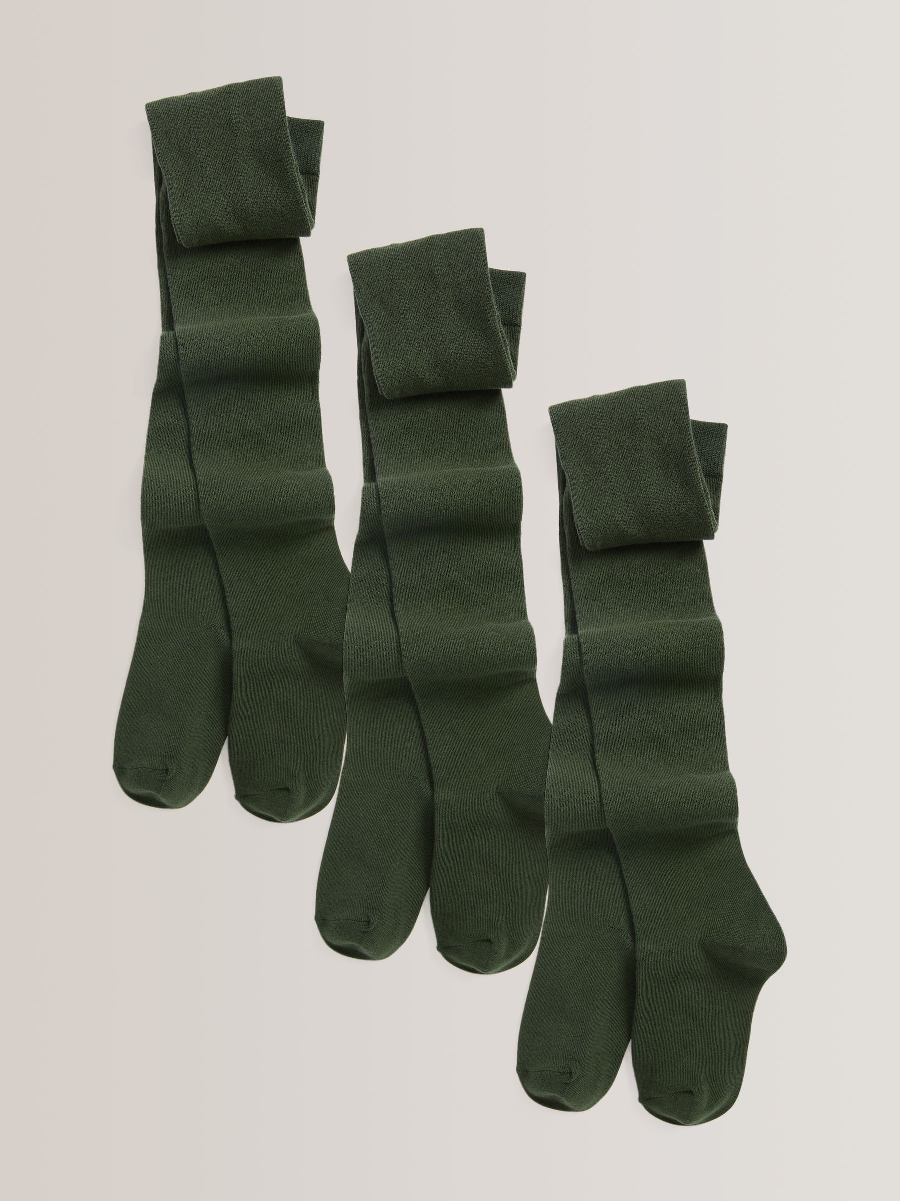 Groen - Set van 3 katoenrijke schoolmaillots