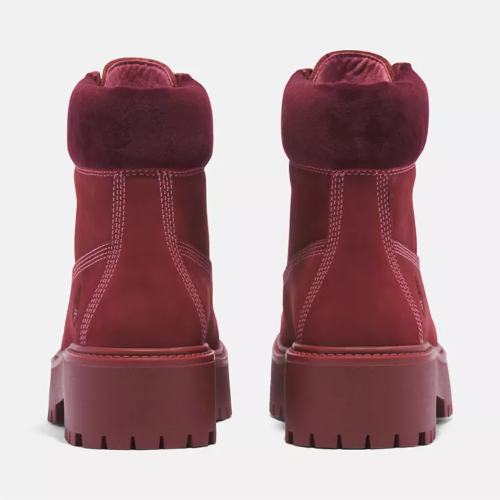 6-inch Boot Timberland Heritage Stone Street pour femme en rouge