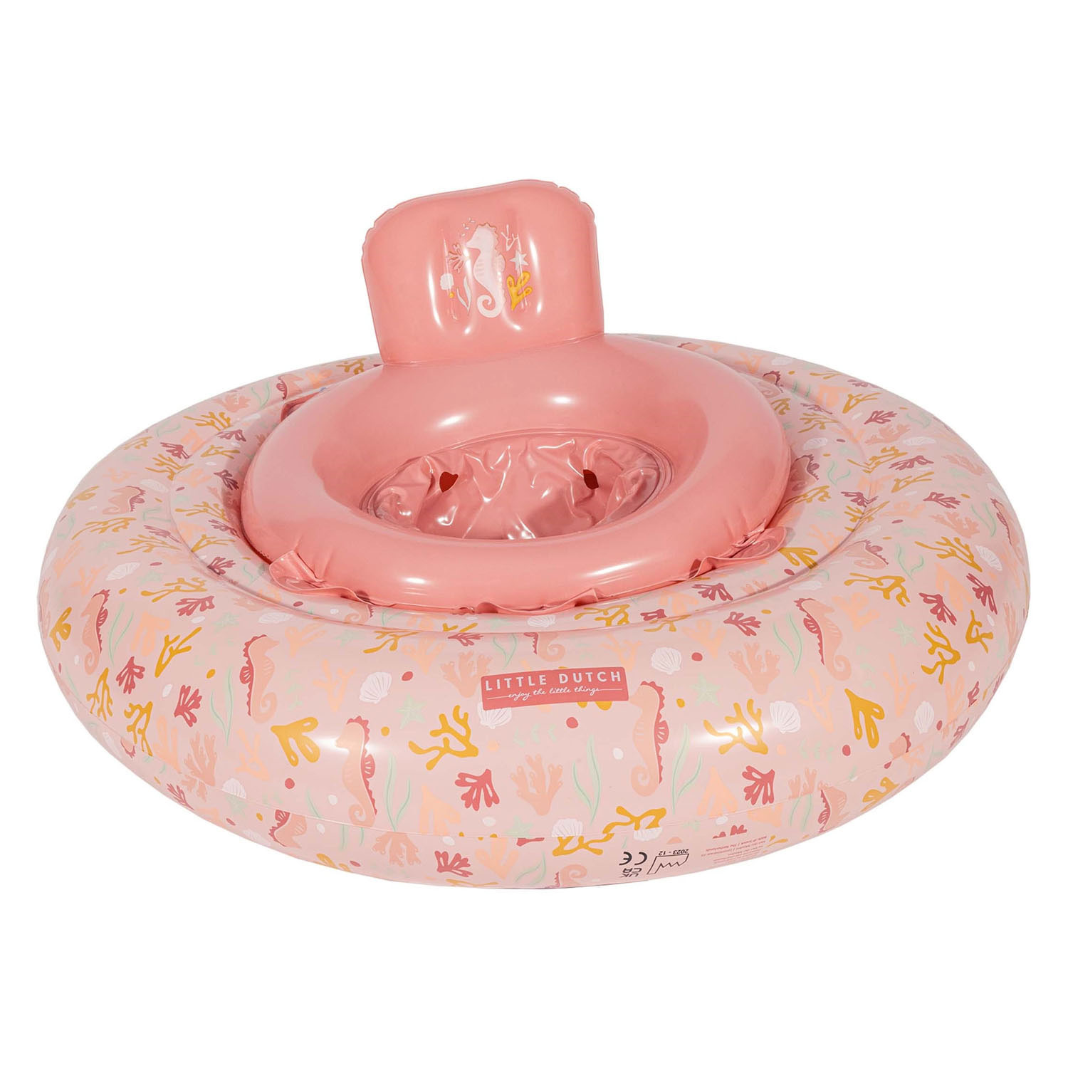 Little Dutch Ocean Dreams Baby Zwemring Roze, 67cm