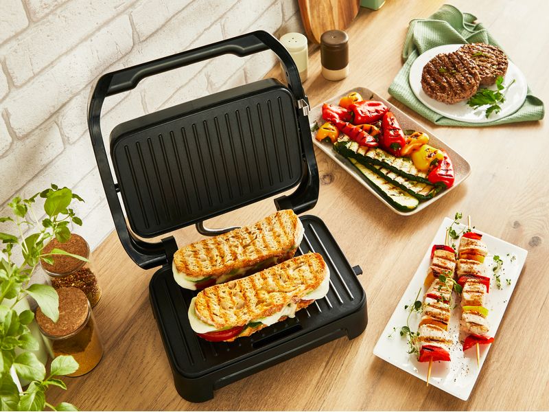 Tefal Kontaktgrill Inicio Compact GC270D 1000 W 2in1 Paninitoaster und Grill