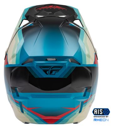 Casque Intégral Fly Racing Formula CP Rush Noir / Bleu / Beige
