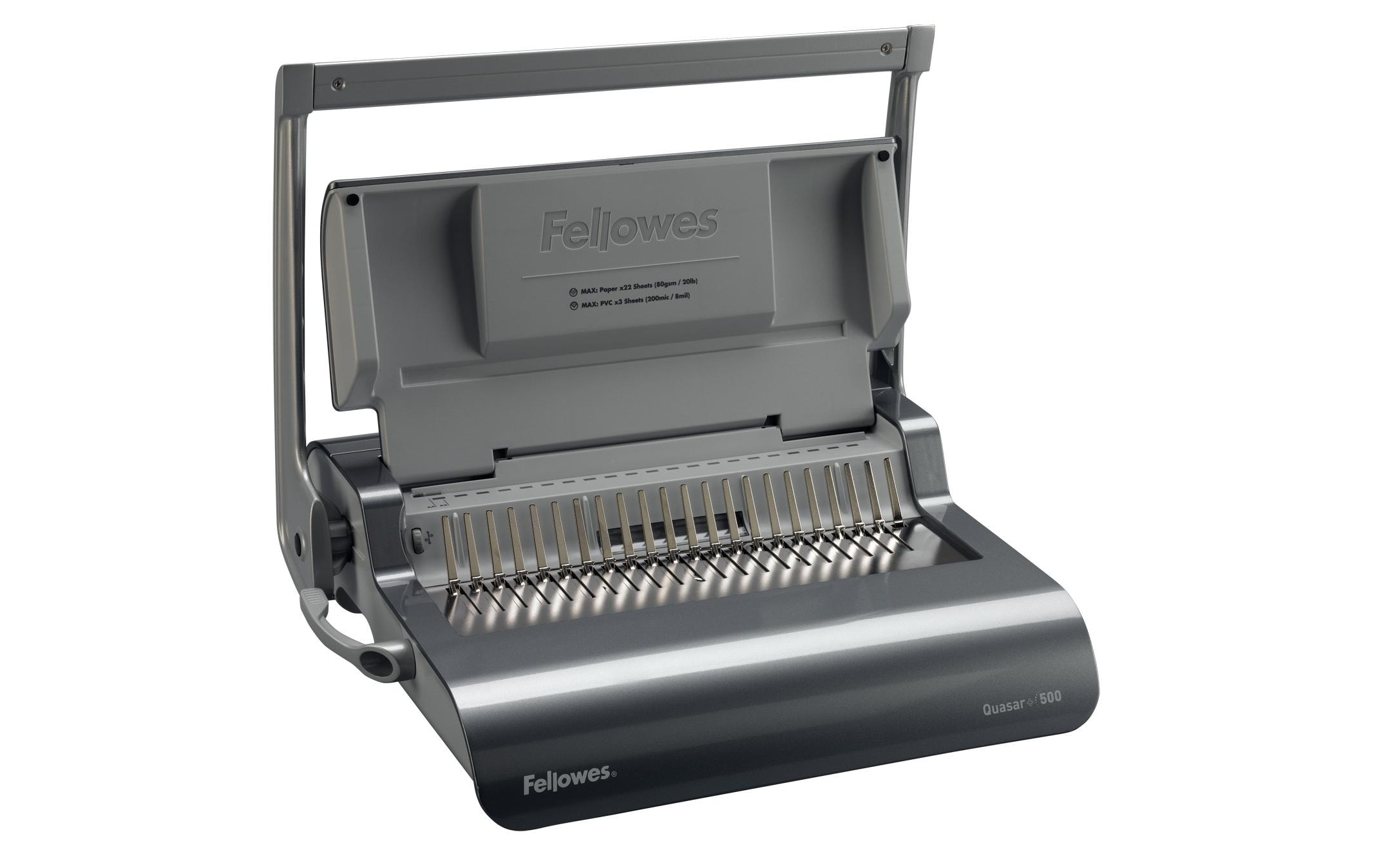 Bindegerät Quasar 500 Seiten<br>Manuelles Plastikbindegerät