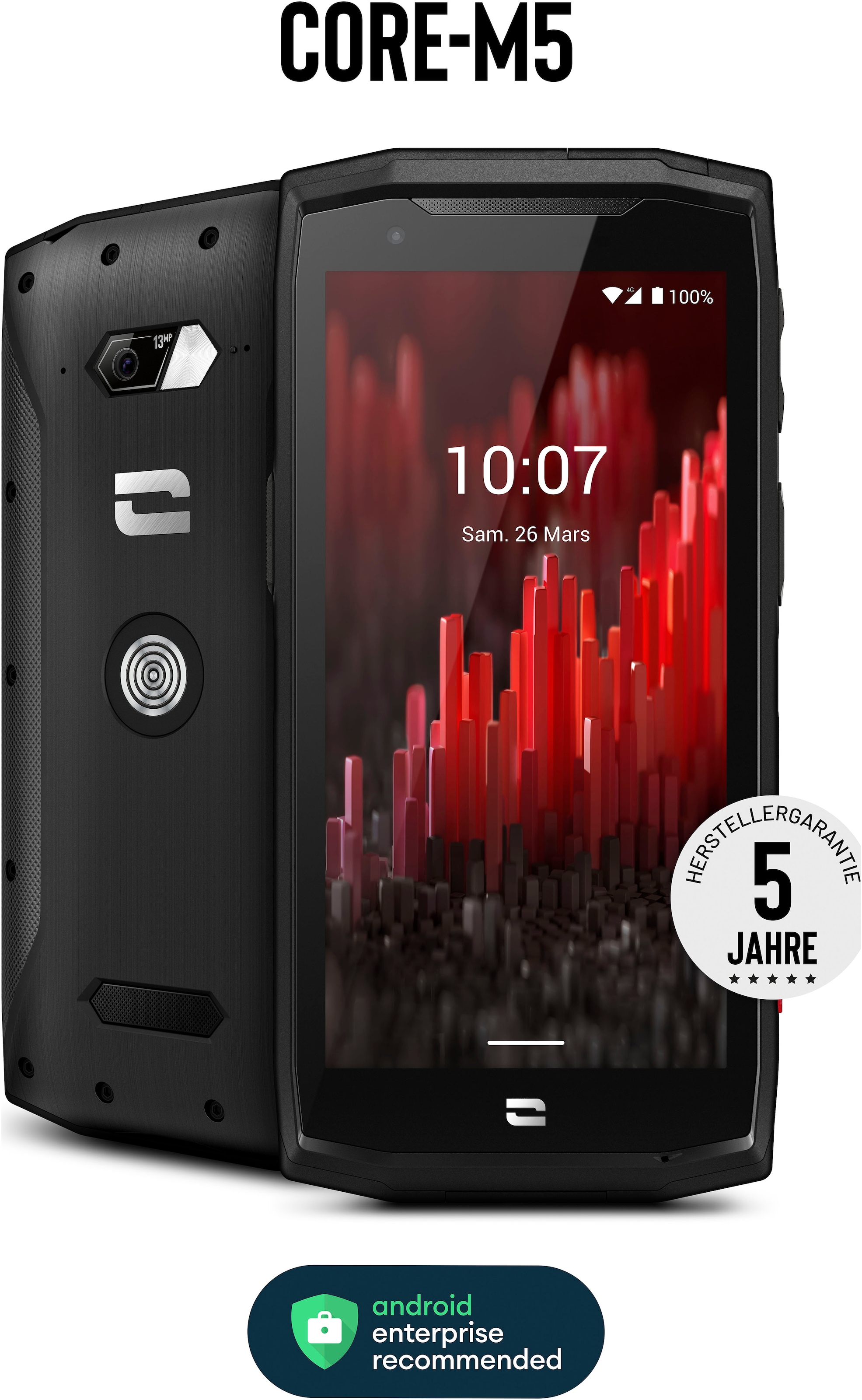 CROSSCALL Smartphone »Core-M5« schwarz