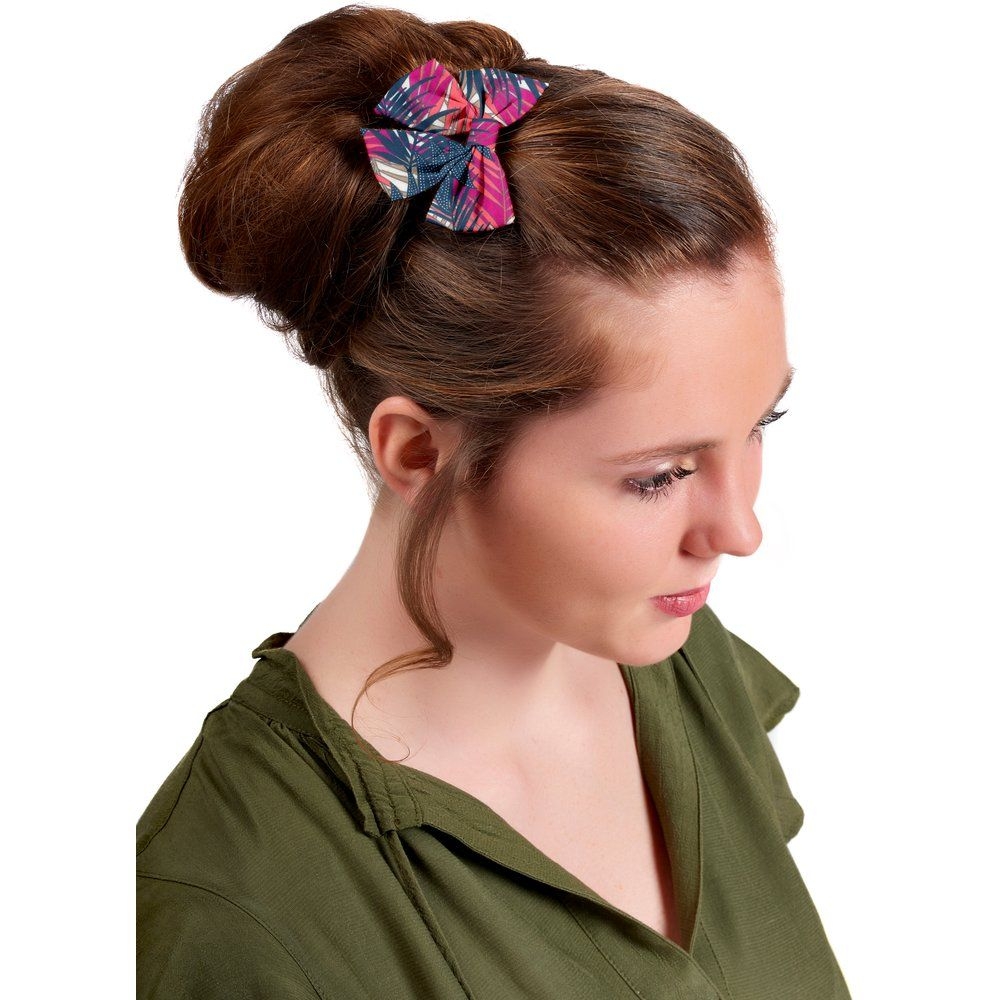 Barrette Noeud Papillon Tropical Fire