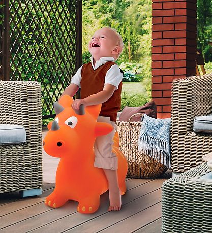 Ludi Hüpftier - Dino - Orange