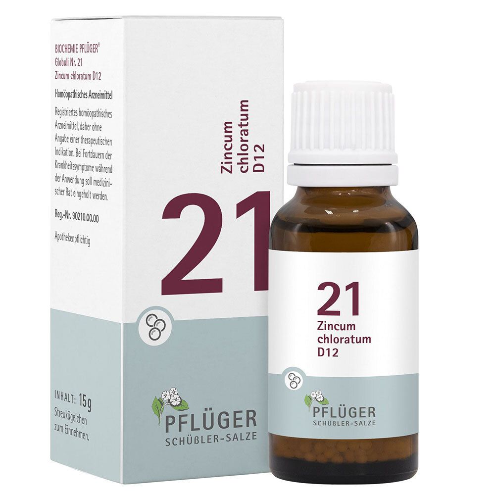 BIOCHEMIE PFLÜGER® Nr. 21 Zincum chloratum D12