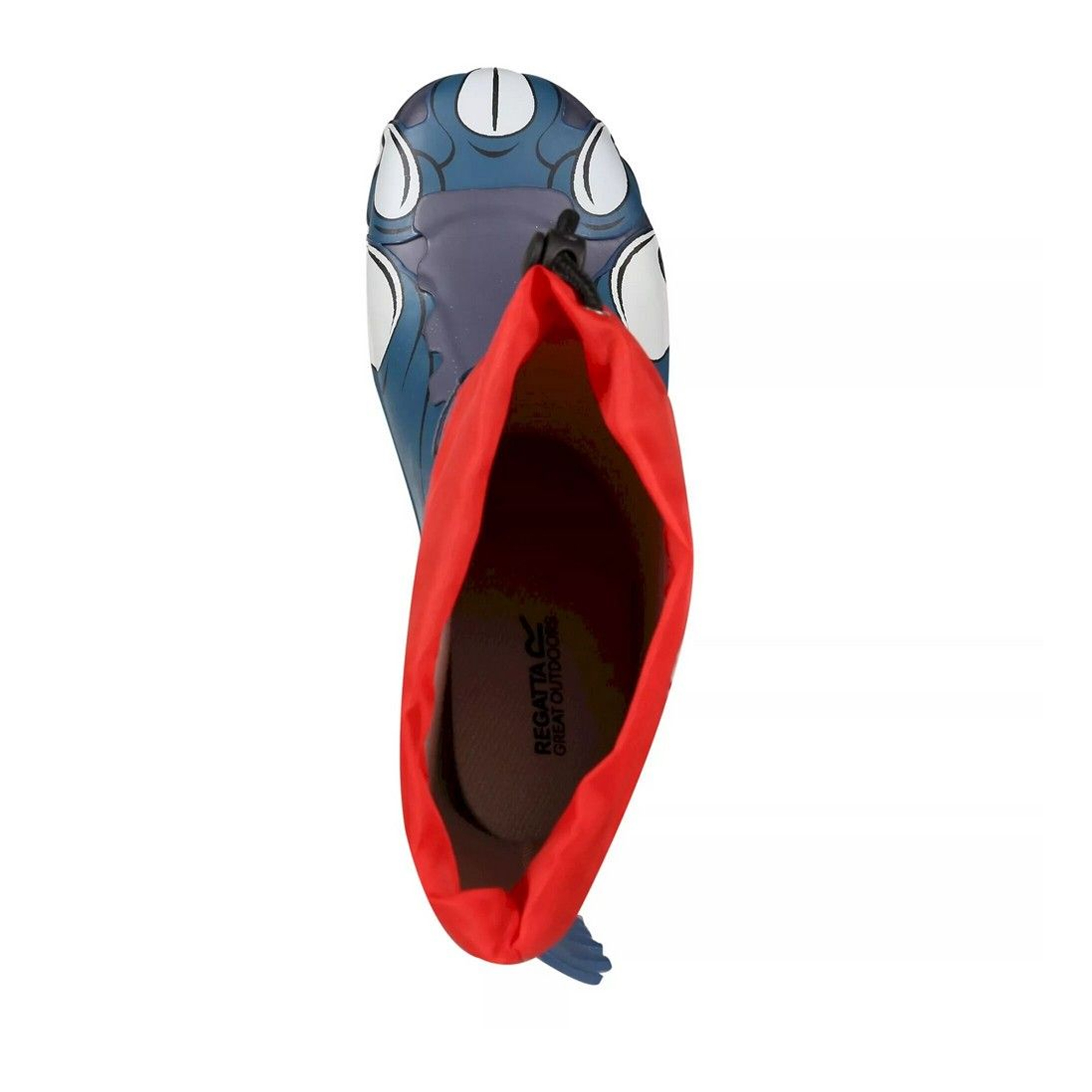 Botas de chuva com cadarço e estampa de dinossauro da Regatta