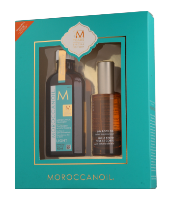 Moroccanoil Öle Set mit Treatment Light Oil 100ml-50ml