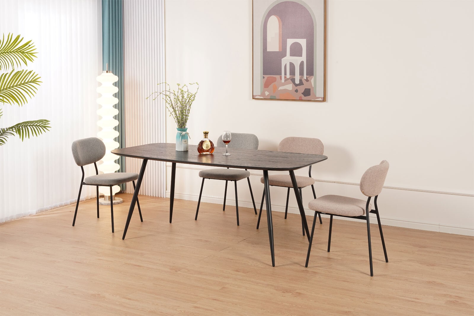 Esszimmerstuhl VIENNA 2er Set beige