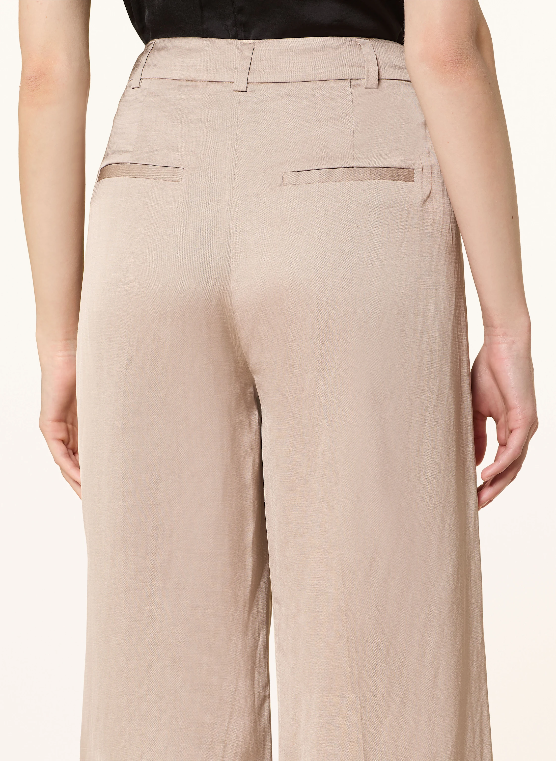 comma Marlenehose aus Satin