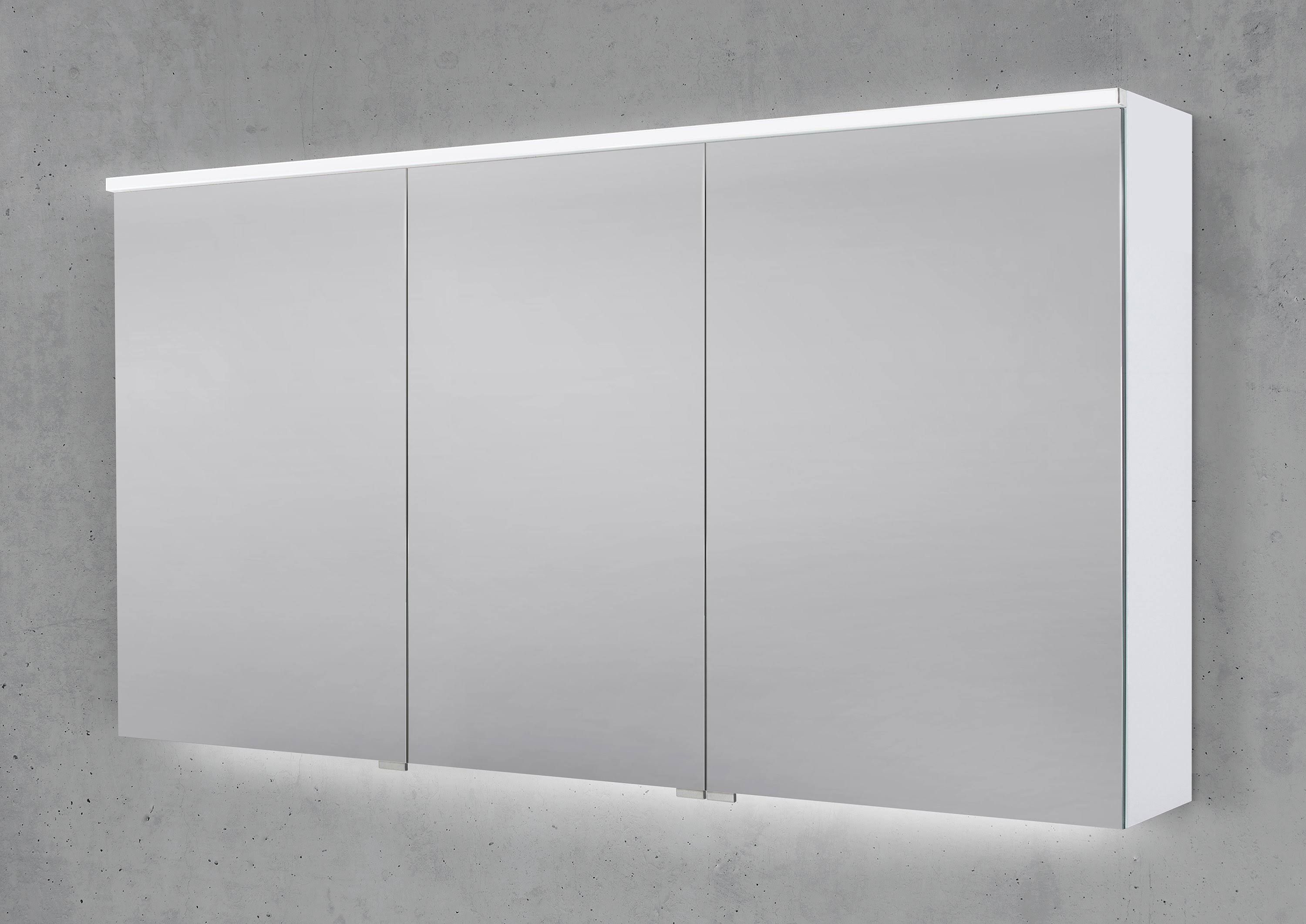 Intarbad Spiegelschrank 140 cm integrierte MULTI Light LED Beleuchtung