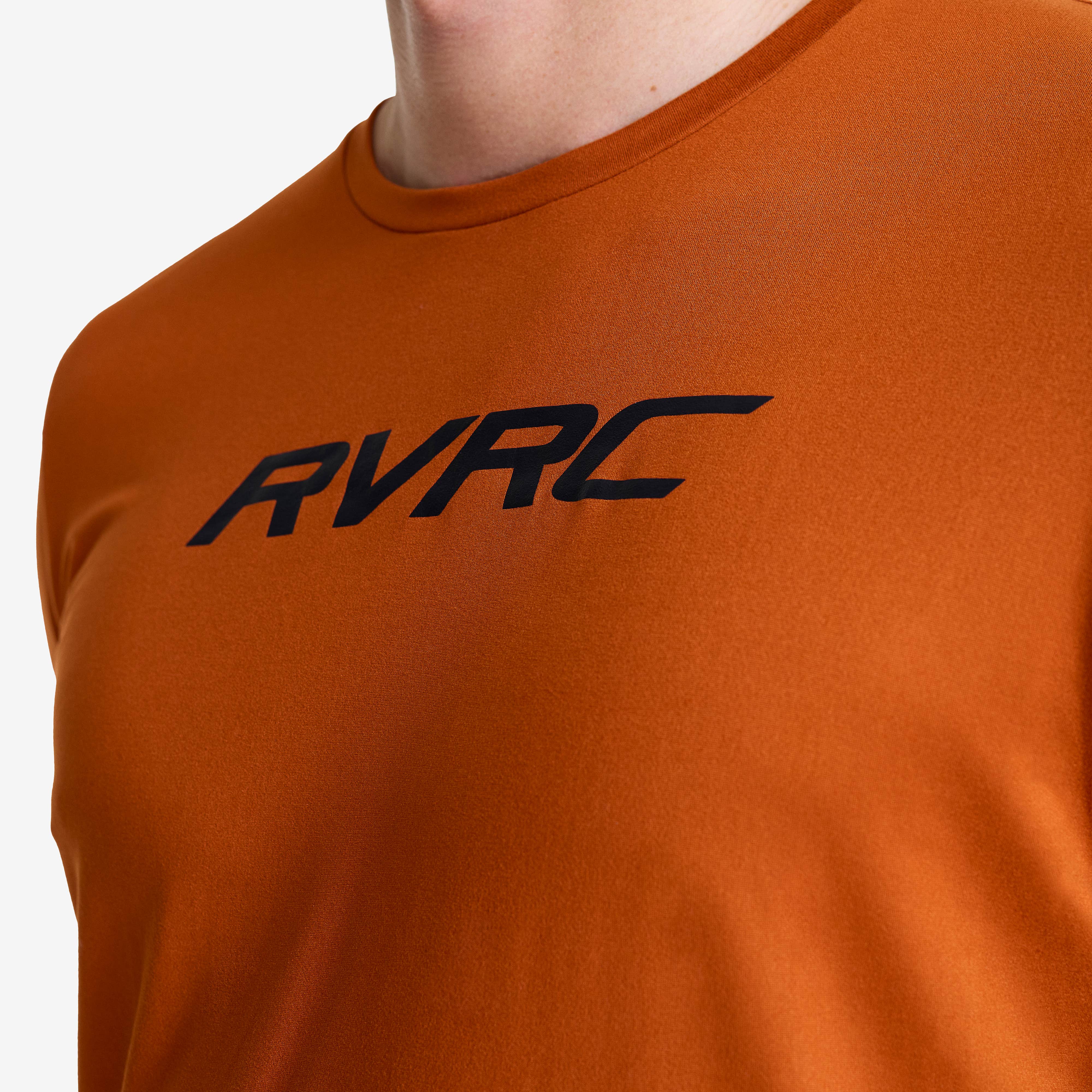 Mission Logo T-shirt Herre Terracotta Brown