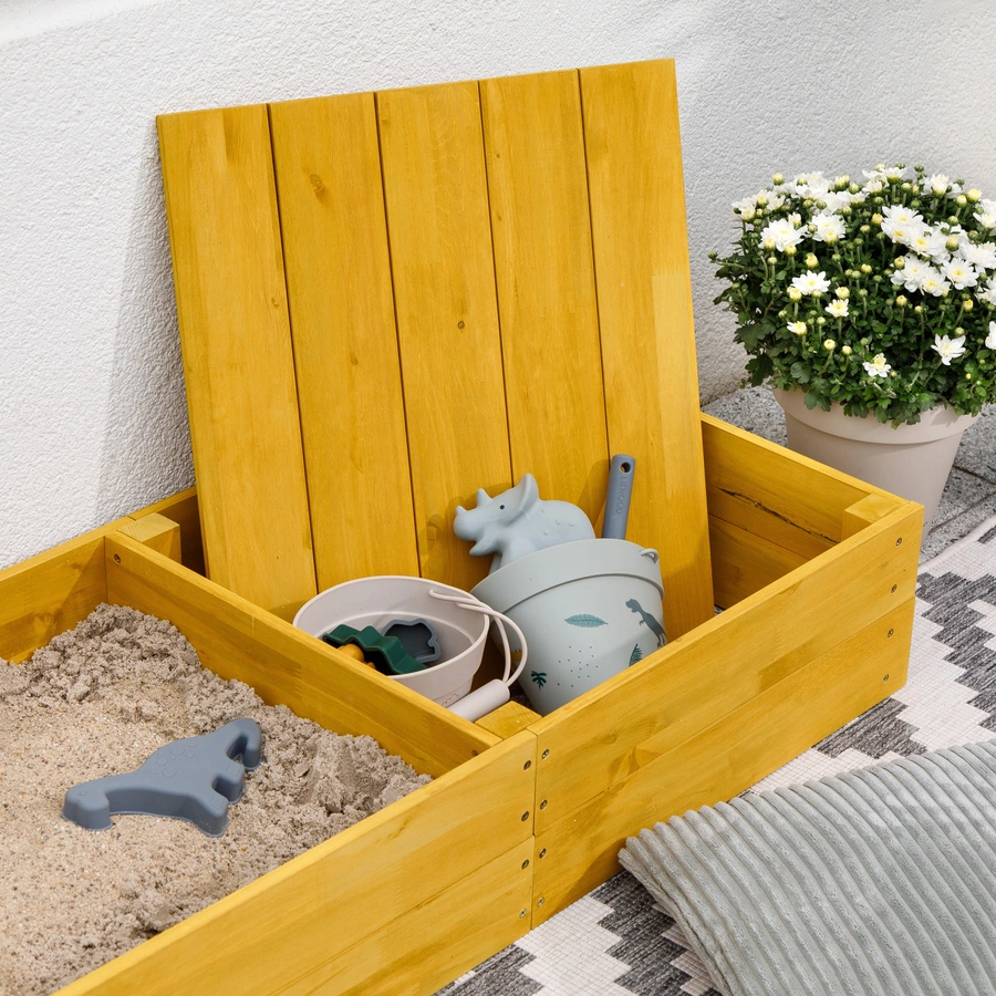 MUDDY BUDDY® Sandkasten Flexy Style, warmgrau-ocker
